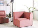 Ecksessel Cord rosa LEMVIG