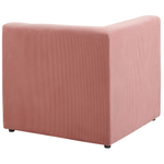 Ecksessel Cord rosa LEMVIG