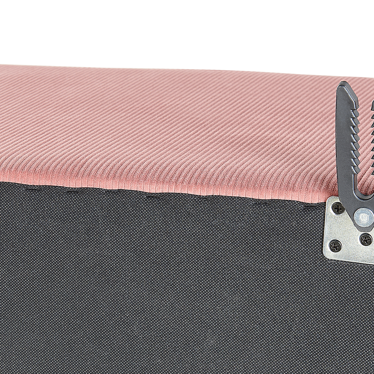 Ecksessel Cord rosa LEMVIG