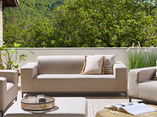 Gartensofa 3-Sitzer ROVIGO Beige