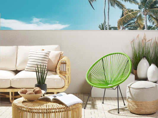 Gartenstuhl ACAPULCO II Polyrattan Grün