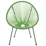 Gartenstuhl 2er Set ACAPULCO II Polyrattan Grün