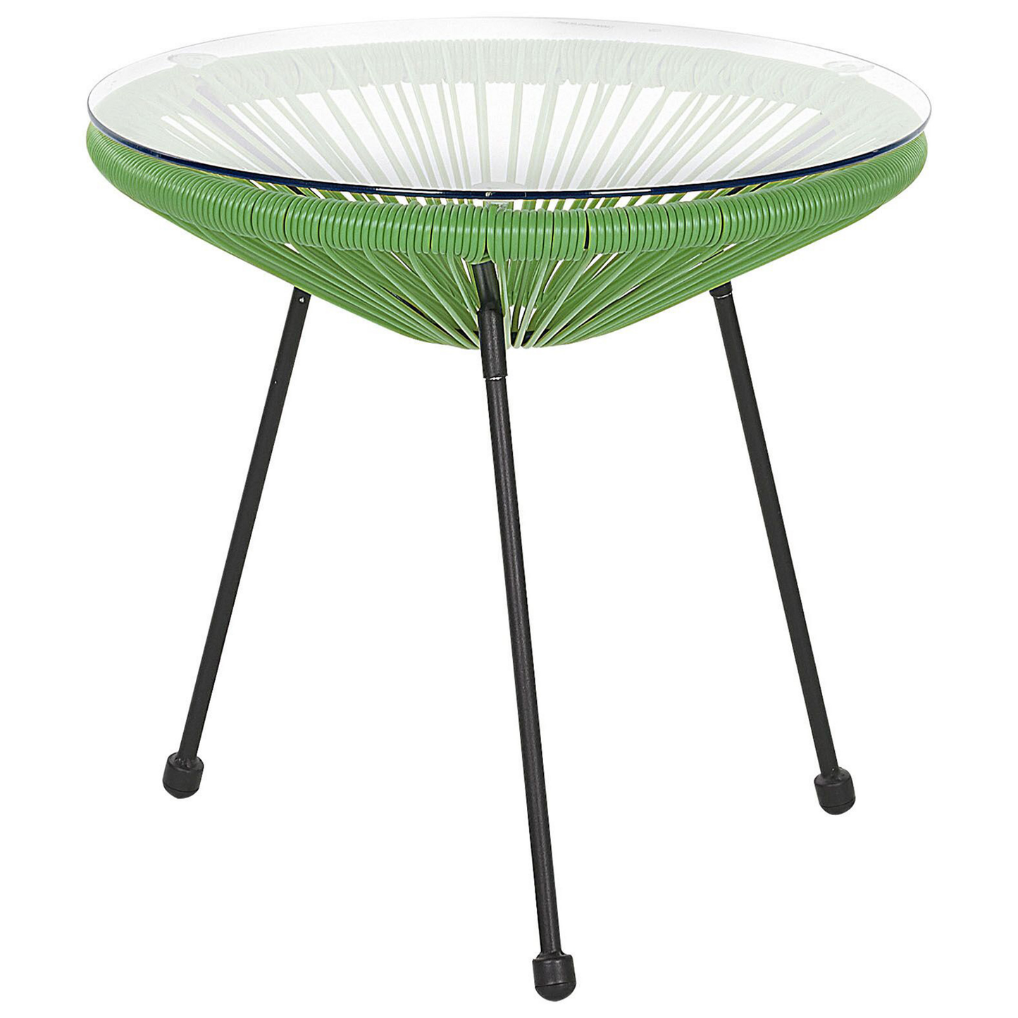 Bistro Set ACAPULCO II Polyrattan Grün