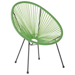 Bistro Set ACAPULCO II Polyrattan Grün