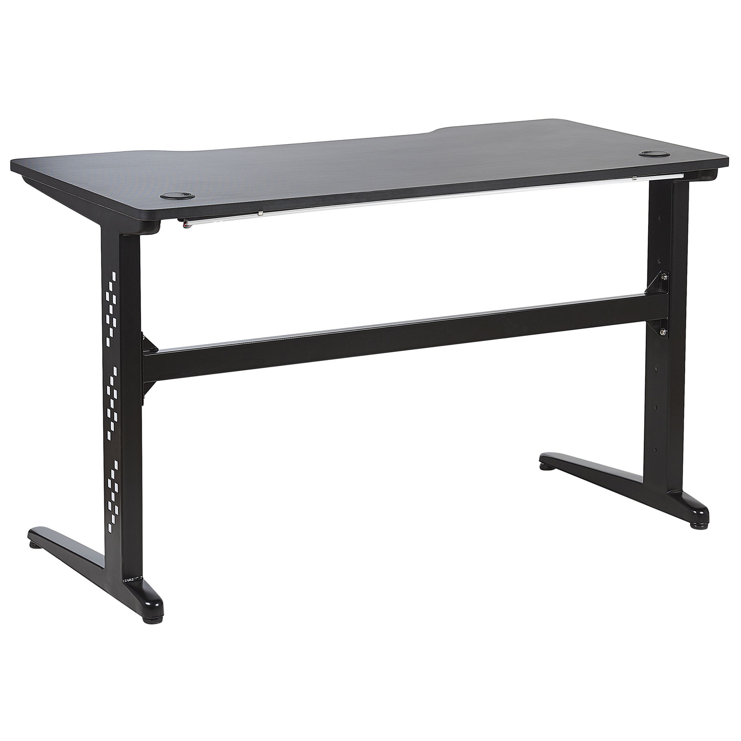 Spieltisch schwarz 120 x 60 cm RGB LED-Beleuchtung DEXTER