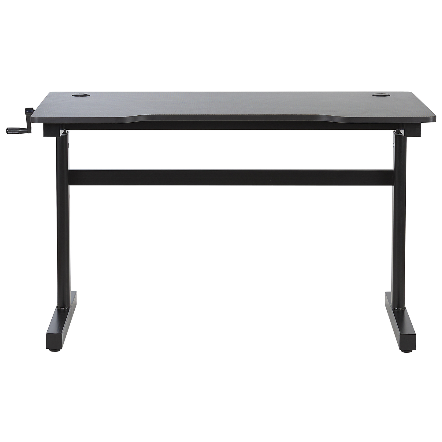Spieltisch schwarz 120 x 60 cm RGB LED-Beleuchtung manuell verstellbar DURBIN