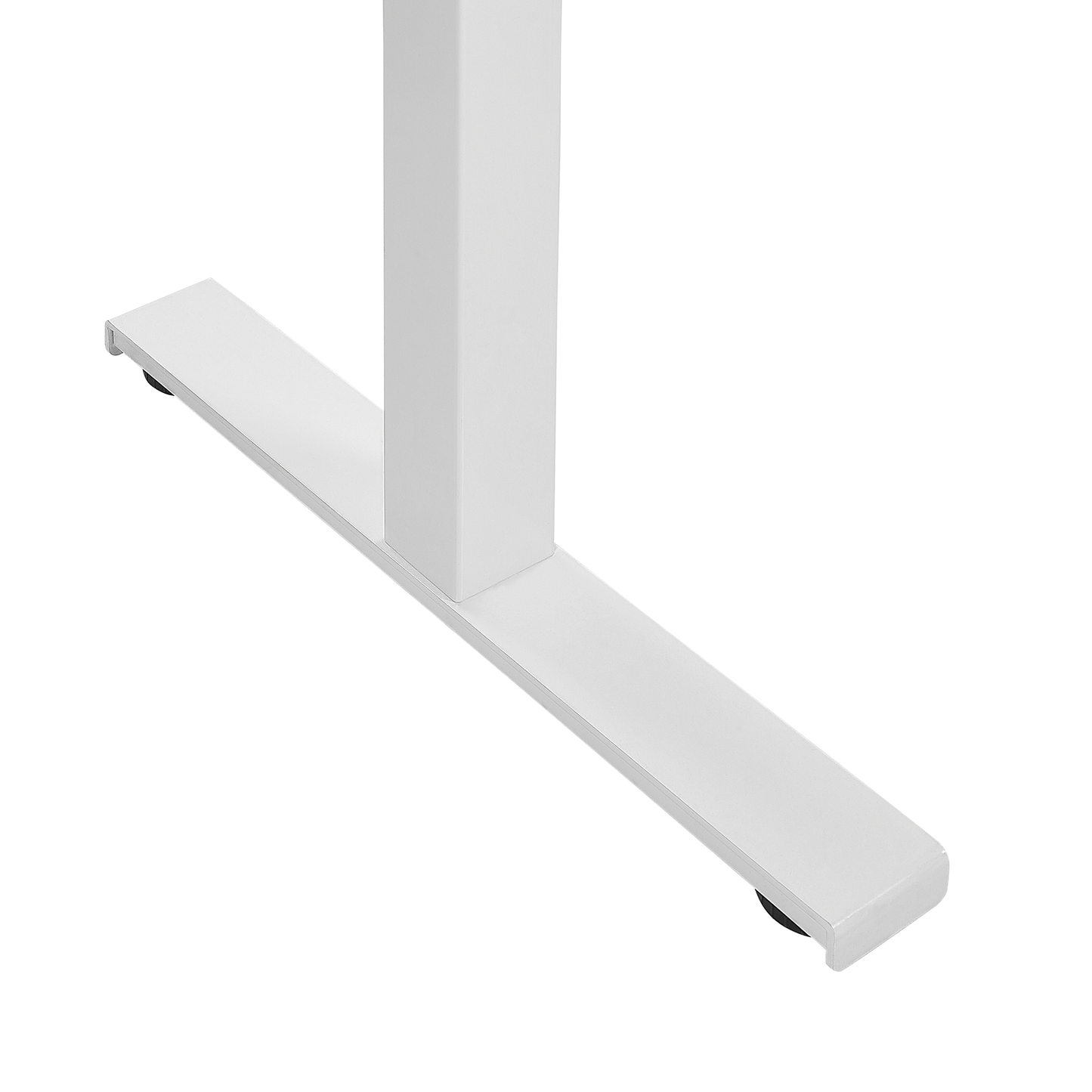 Schreibtisch linksseitig weiss 160 x 110 cm elektrisch höhenverstellbar DESTIN II
