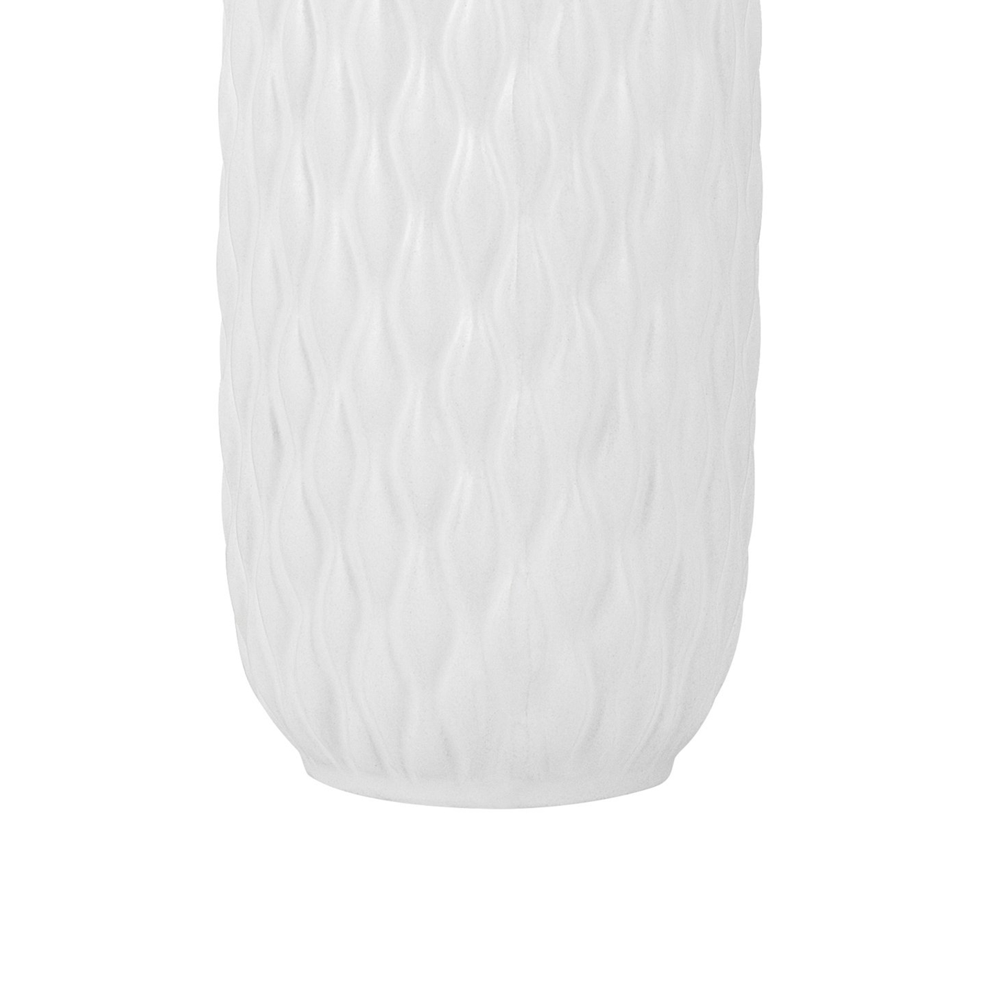 Dekovase EMAR Steinzeug 31 cm Weiss