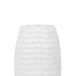 Dekovase LINZI Steinzeug 25 cm Weiss