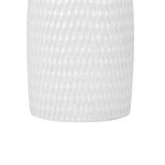Dekovase LINZI Steinzeug 25 cm Weiss