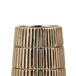 Dekovase QANAWAT Steinzeug 22 cm Gold