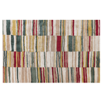Teppich bunt 140 x 200 cm Kurzflor FATSA