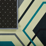 Teppich bunt 140 x 200 cm Kurzflor GIRESUN