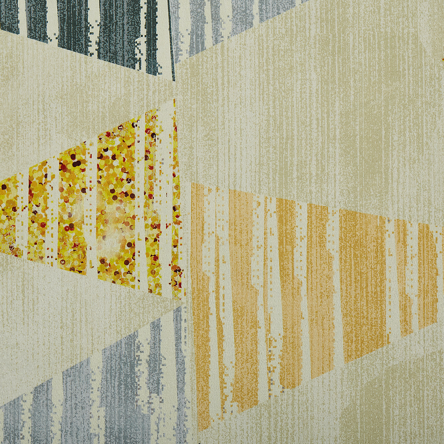 Teppich bunt 140 x 200 cm Dreieck-Moti Kurzflor YAYLA