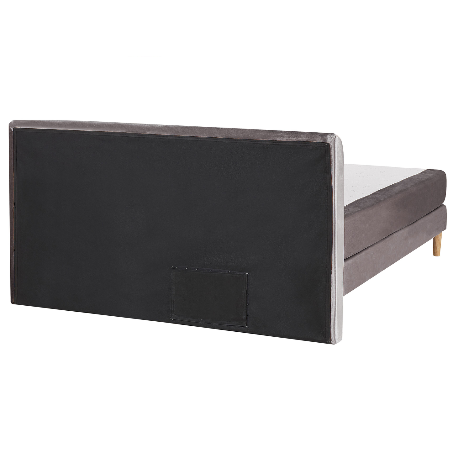 Boxspringbett Samtstoff MARQUISE 160 x 200 cm Grau