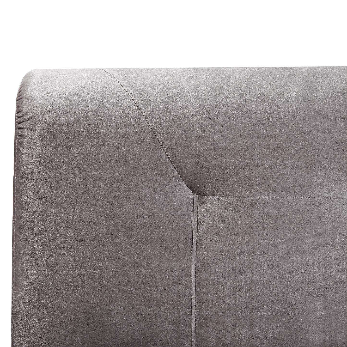 Boxspringbett Samtstoff MARQUISE 160 x 200 cm Grau