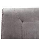Boxspringbett Samtstoff MARQUISE 160 x 200 cm Grau