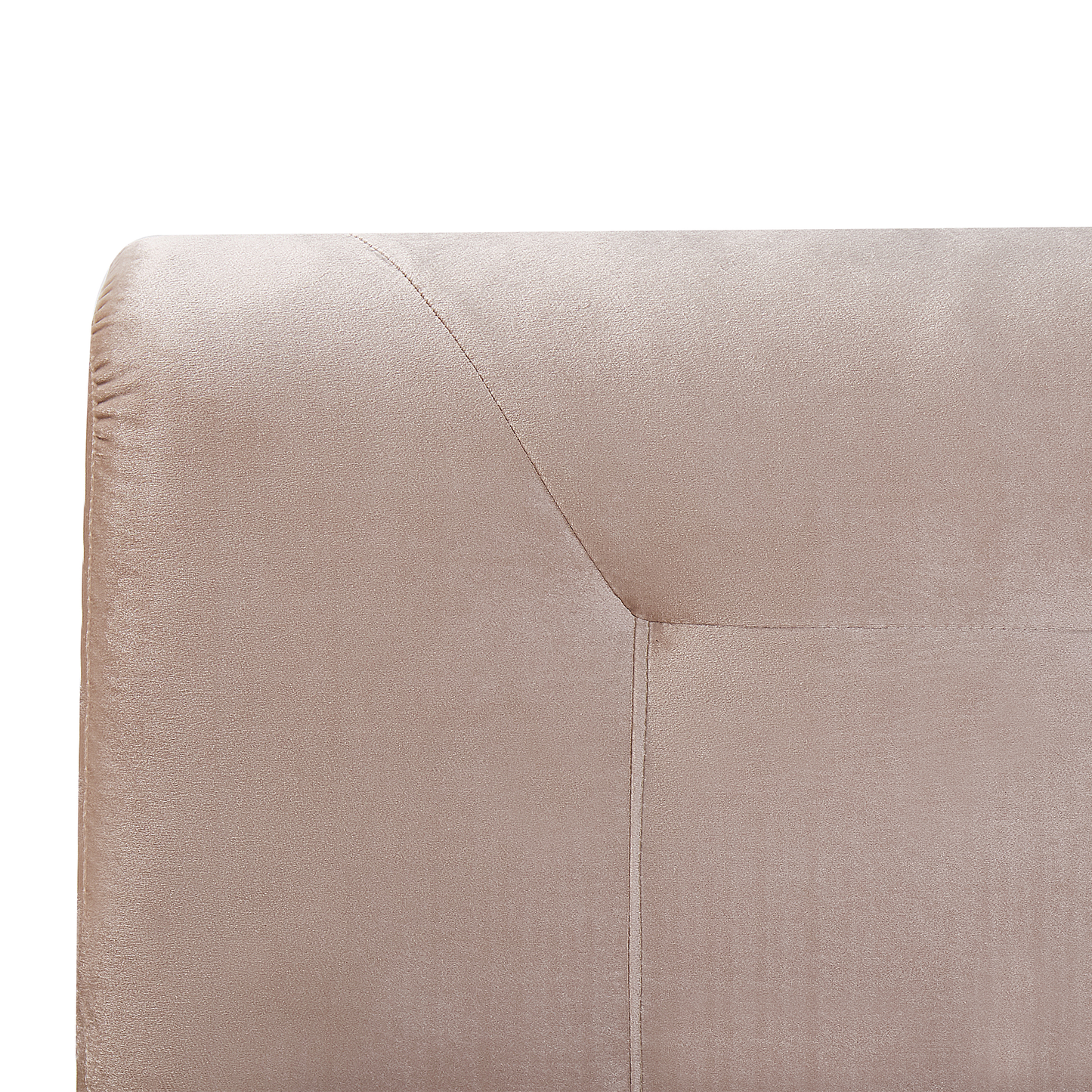 Boxspringbett Samtstoff MARQUISE 160 x 200 cm Beige