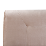 Boxspringbett Samtstoff MARQUISE 160 x 200 cm Beige