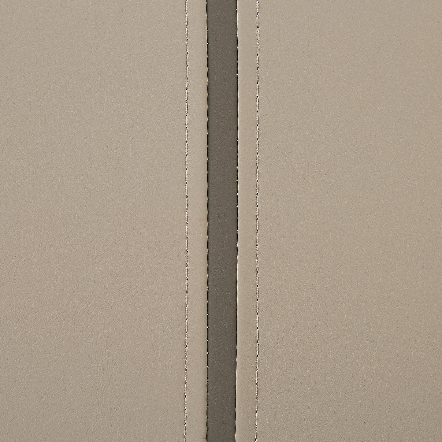 Bettbank Kunstleder beige schwarze Metallbeine 104 cm BETIN