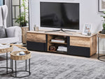 TV-Möbel STERLING Braun / Schwarz