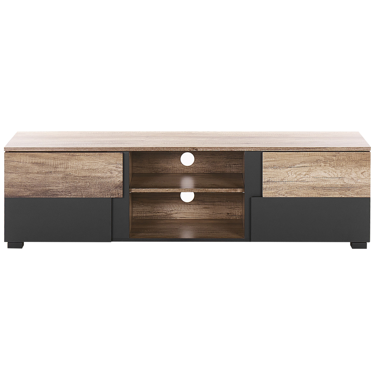 TV-Möbel STERLING Braun / Schwarz