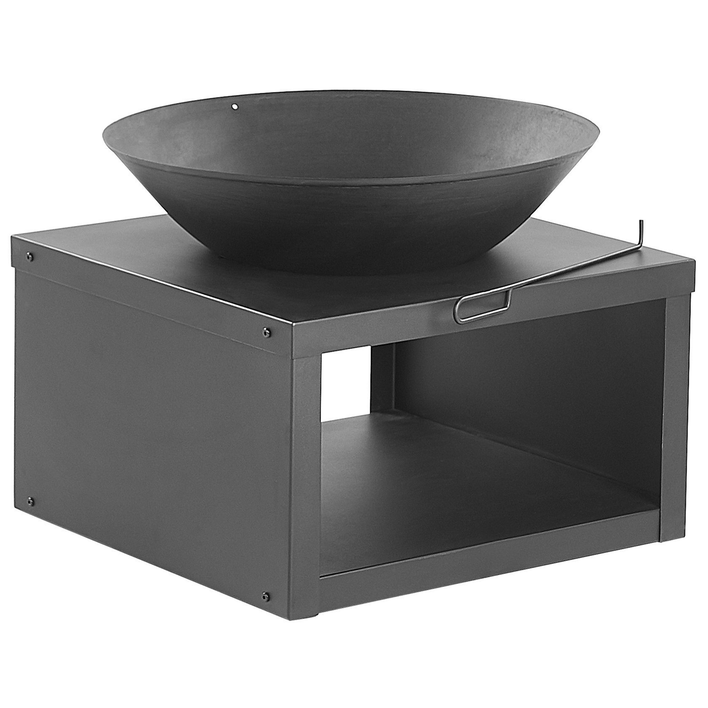 Feuerstelle TANARA Metall Schwarz