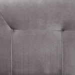 Boxspringbett Samtstoff MARQUISE 160 x 200 cm Grau