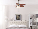 Deckenventilator mit Licht GILA Silber