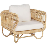 Gartensofa Set 4-Sitzer DOLCEDO Rattan Beige