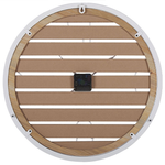 Wanduhr ARRIAGA 50 cm Holz Dunkelbraun