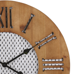 Wanduhr CUILCO 60 cm Holz Braun