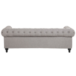 Sofa Set hellgrau 4-Sitzer CHESTERFIELD