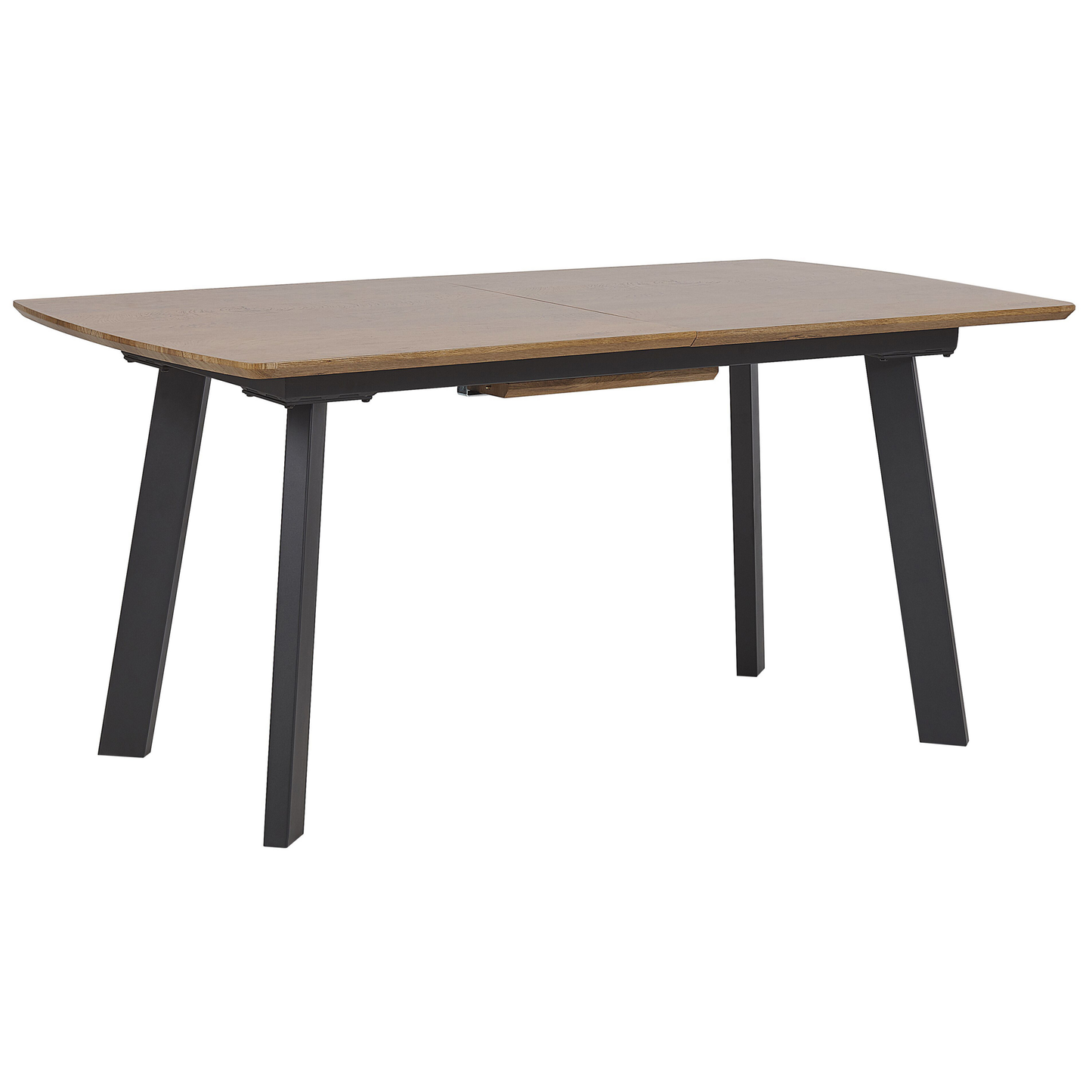 Ausziehbarer Esstisch SALVADOR Dunkelbraun 160/200 cm 90 cm