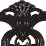 Bistro Set BOVINO Metall Dunkelbraun