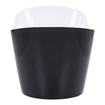 Badewanne freistehend schwarz oval 150 x 75 cm ANTIGUA