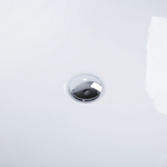 Badewanne freistehend schwarz oval 150 x 75 cm ANTIGUA