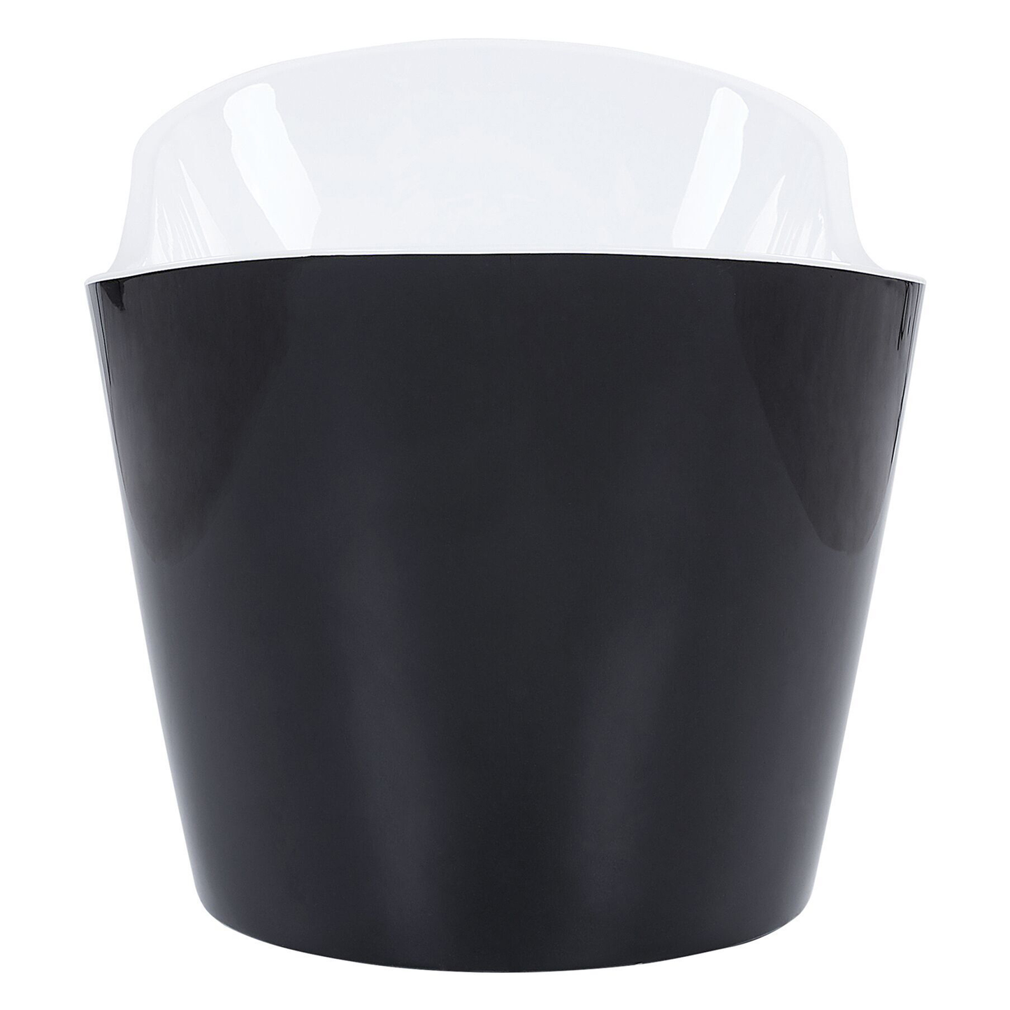 Badewanne freistehend schwarz oval 160 x 76 cm ANTIGUA