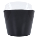 Badewanne freistehend schwarz oval 160 x 76 cm ANTIGUA