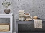 Handtücher 9er Set AREORA Baumwolle Beige