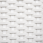 Gartentisch ITALY 220 cm 100 cm Glas Weiss