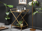 Servierwagen IVERA Metall Gold