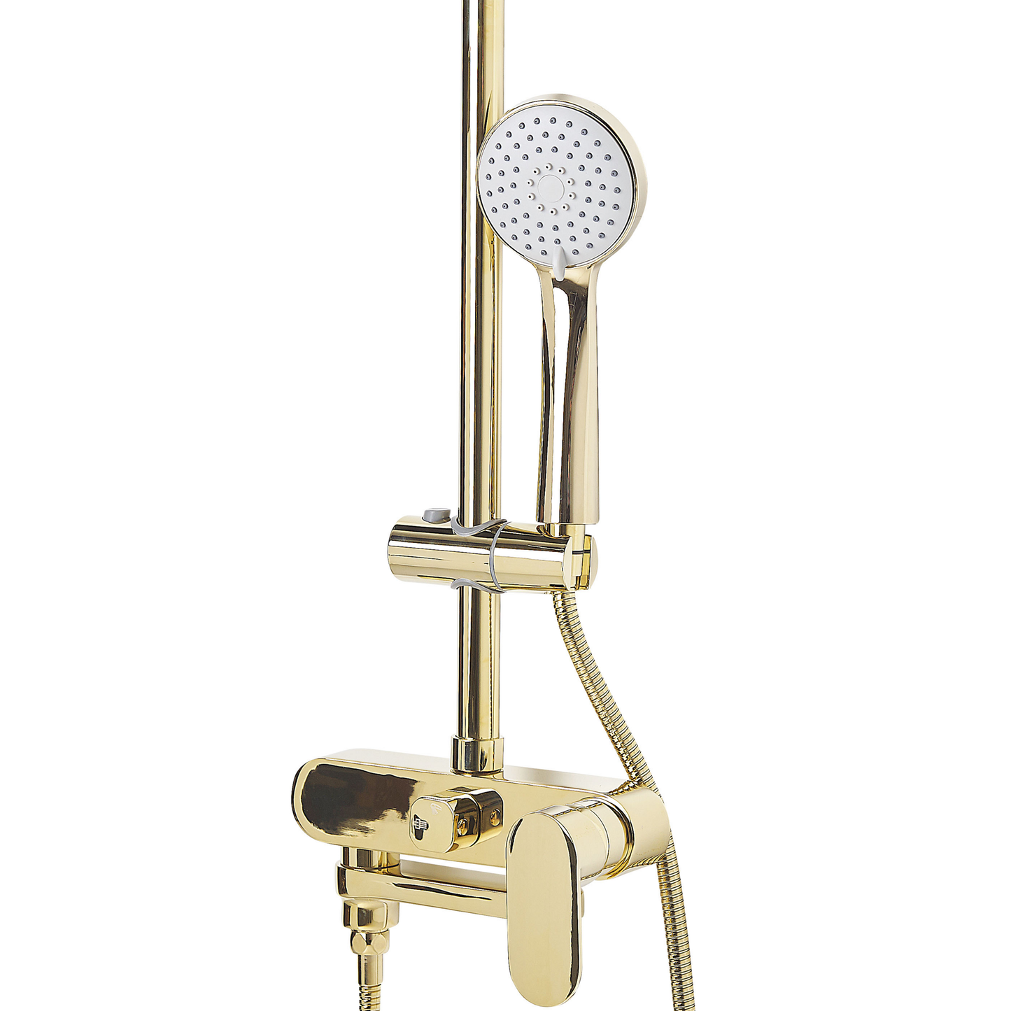 Duschset mit Mischbatterie und Regenbrause GURARA Gold