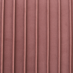 Bettbank Samtstoff rosa / gold 118 x 40 cm PATERSON