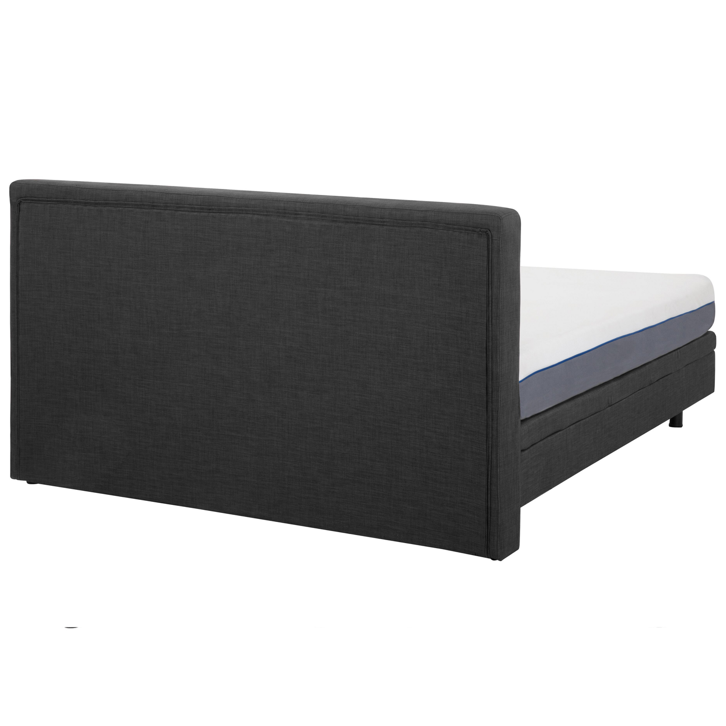 Bett verstellbar Stoff DUKE 160 x 200 cm Dunkelgrau