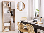 Bücherschrank Heller Holzfarbton GRADA