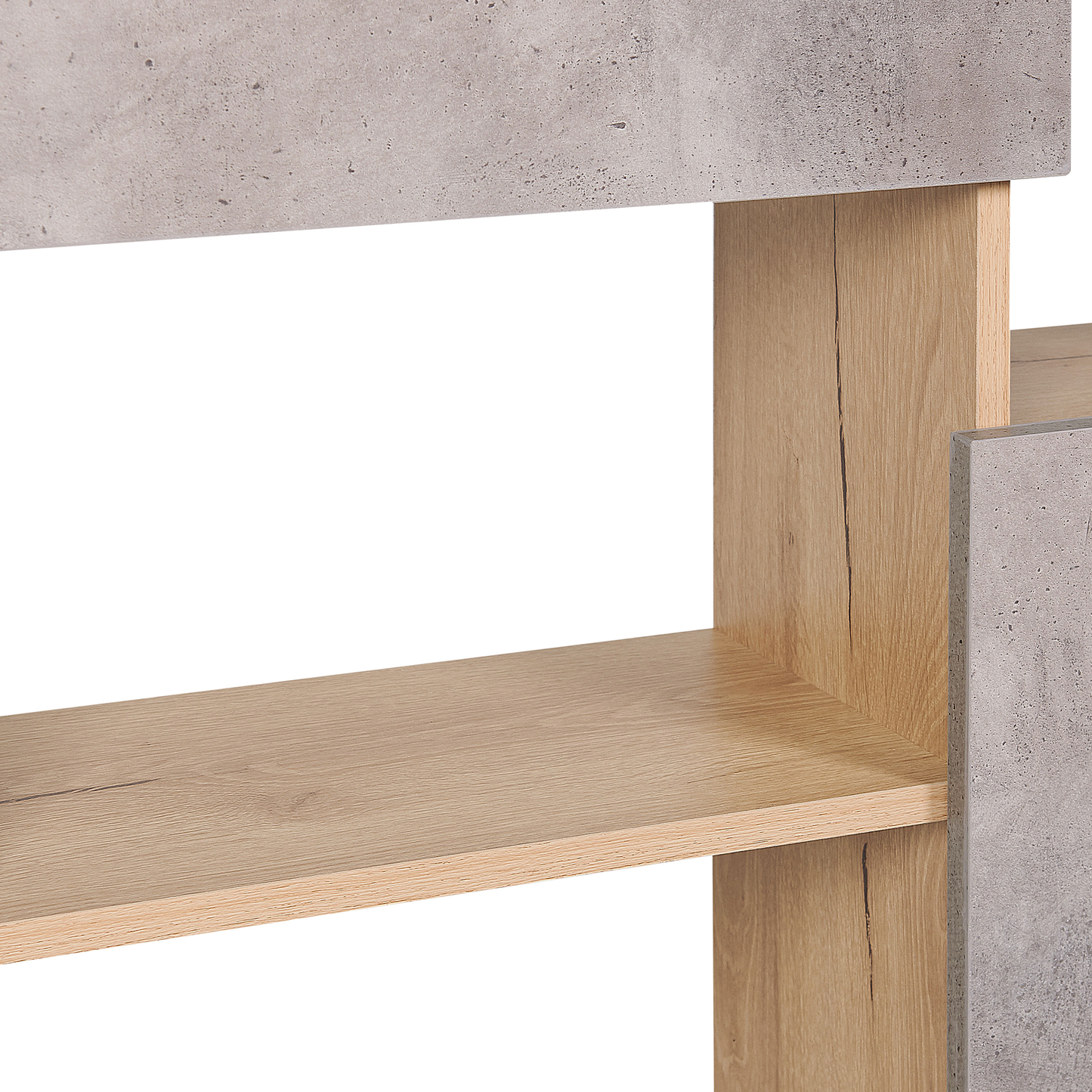 Bücherschrank Heller Holzfarbton GRADA
