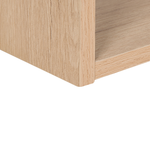 Bücherschrank Heller Holzfarbton GRADA