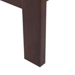 Holzbett dunkelbraun Lattenrost 180 x 200 cm CASTRES
