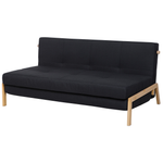 2-Sitzer Schlafsofa schwarz EDLAND